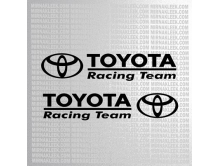 Toyota Racing (45х9cм) 2шт арт.1720
