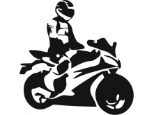 Moto Rider 14 см арт.0395