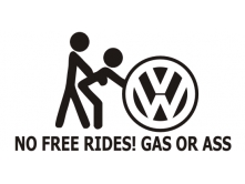 Volkswagen No Free Ride (17 cm) арт.0081