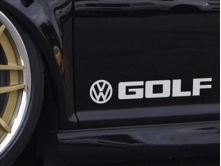 Volkswagen Golf (45х8см) 2шт арт.2763