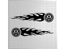 Volkswagen (45x10см) 2шт арт.3094