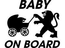 Baby on board (14см) арт.0227