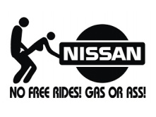Nissan No Free Rides (20 cm) арт.0256