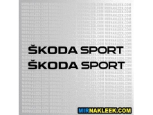 Skoda Sport (46x4,5см) 2шт арт.2830