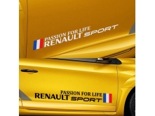 Renault sport (80х10см) 2шт арт.0266