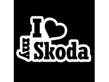 I Love my Skoda (14cm) арт.2502