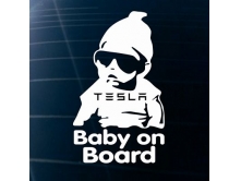 Baby on board Tesla (15см) арт.3691