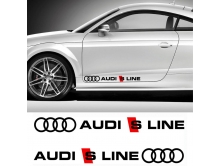 Audi S-Line (65х6cм) 2шт арт.0011