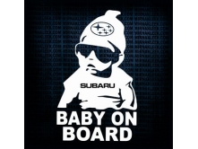 Baby on board Subaru (17см) арт.0363